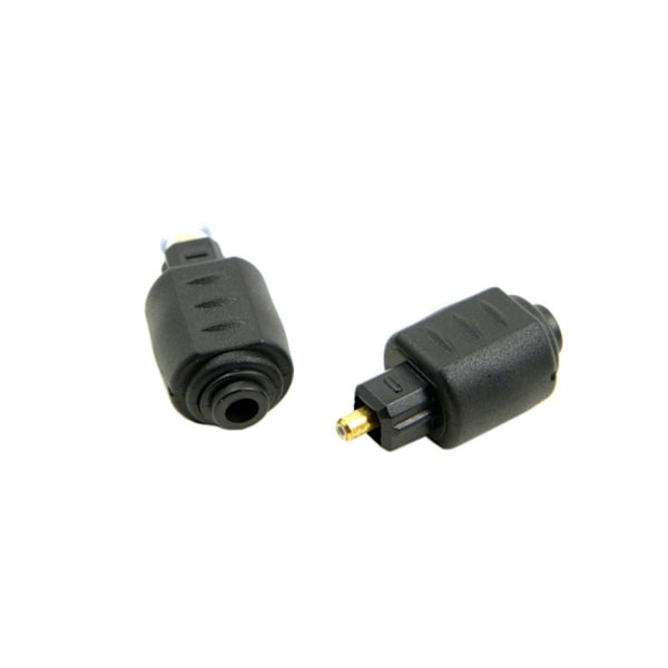 /#/5 stk. Mini 3,5 mm Jack til Toslink Han til Hun Optisk Forbindelse Lydadapter til fremragende lydkvalitet - Pakke/#/