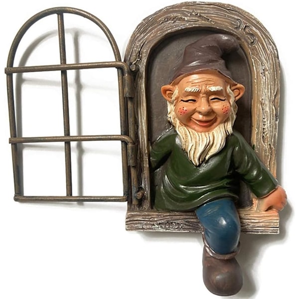 GNOME Statue Udendørs Have Fe Have Ornamenter, Drilsk G