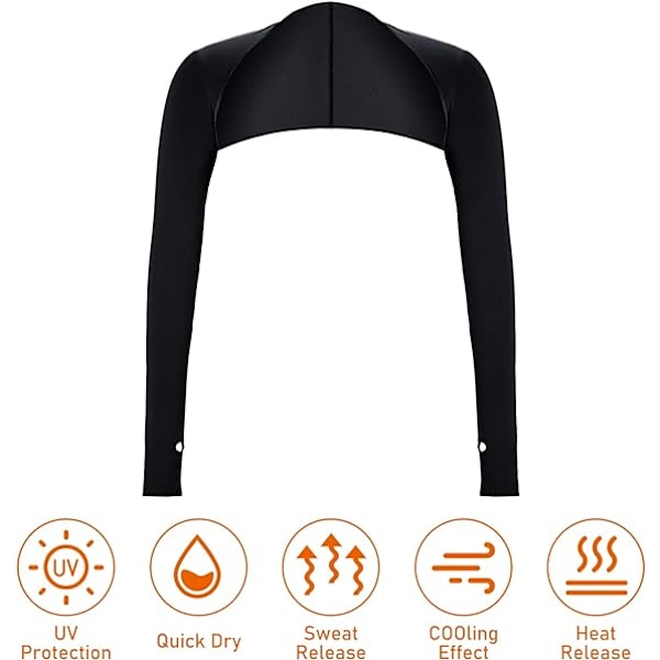 1 Stykke Kølende Shawl Arm Ærme med Fingerhul Solbeskyttelse