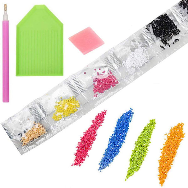 En bit (Färgglada ögon, 30×40cm) 5D Diamantmålning Kit för A