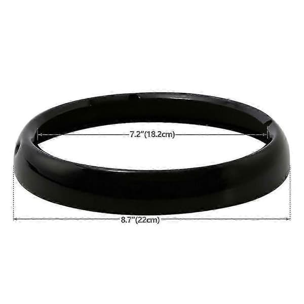Motorcykel Sort 7 Tommer Forlygte Trim Ring Til Touring Glide Street Glide Road King