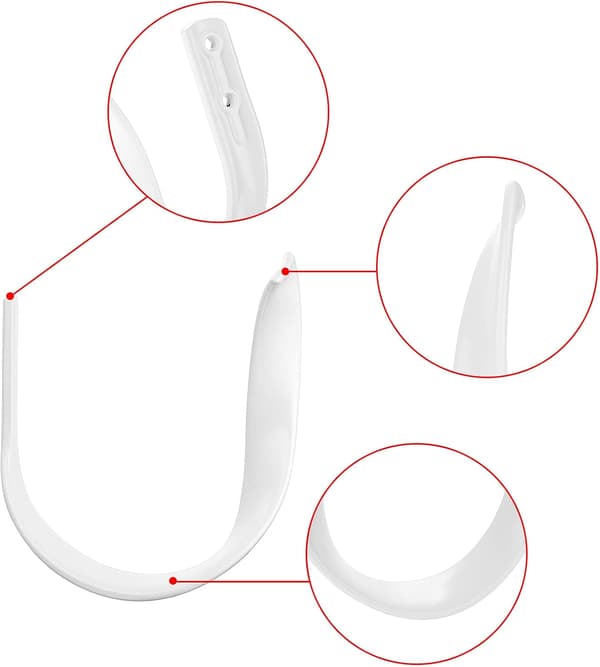 ##/Stykke Aluminium Gardinholdere Dekorative Væghængte Gardinholdere##/