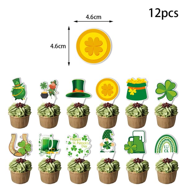 Irsk Tema Ballongsett St. Patricks Dag Atmosfære Scene Dekor