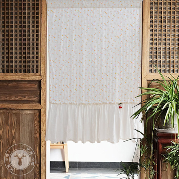 ##/Beige gardin, dørgardin##/