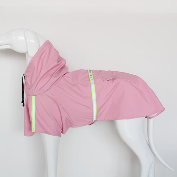 Regnrock Hund med Huva Reflex