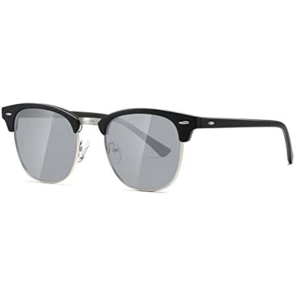 Unisex Retro Halvramme Solbriller