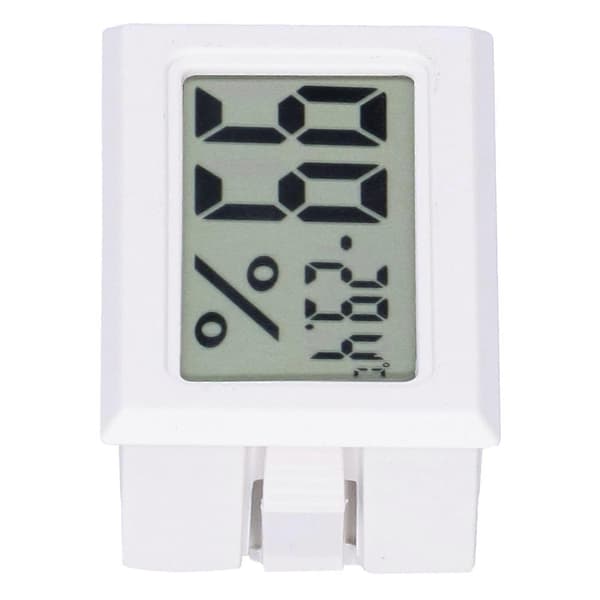 Digitalt display temperaturmåler ABS miljø Innendørs termometer for smarthus FY11001Hvit