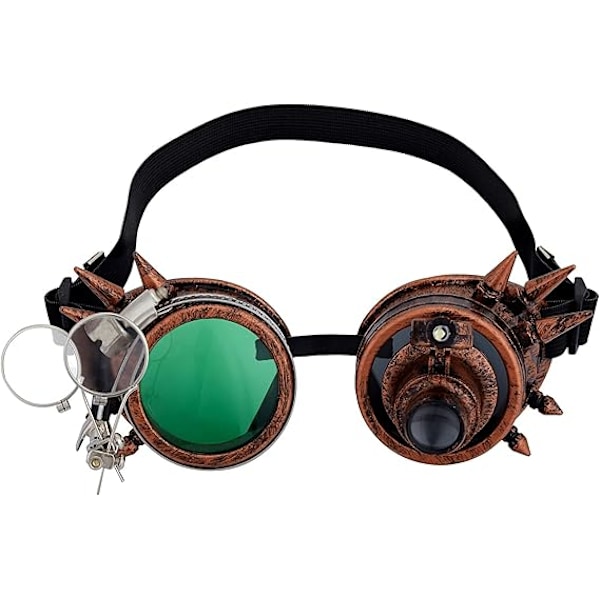 ##/Steampunk-glasögon Rave-glas Cosplay-glasögon Steampunk##/