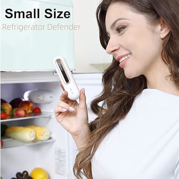 （2st） Mini USB Fridge Deodorizer - Bärbart uppladdningsbart kylskåp