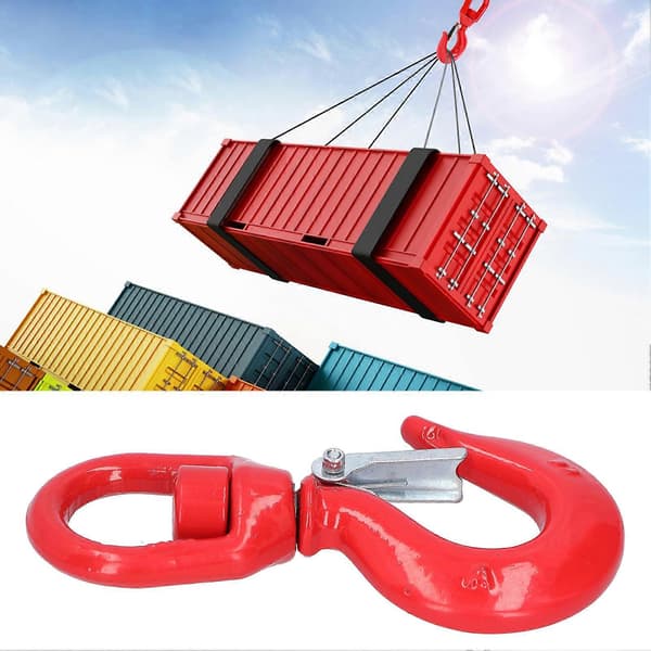 Kran Krok Grab Sikkerhetslegering Stål Rotasjon Container Industrielt Utstyr Løfting 1T