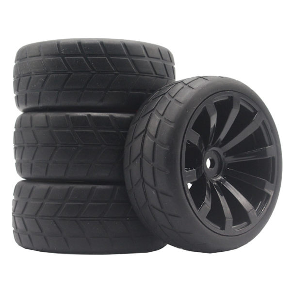 ##/4 kpl Off-Road Pyörät Universaali RC Auto Crawler Pyörät 1/10 65mm M4 RC Kaukosäädin Renkaat##/