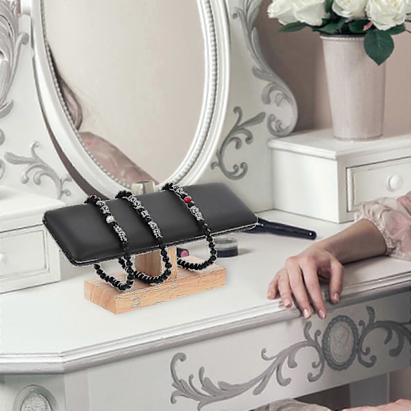 Armbandsställ Armbandsställ Armbandsdisplayställ Trä Läder Klockställ