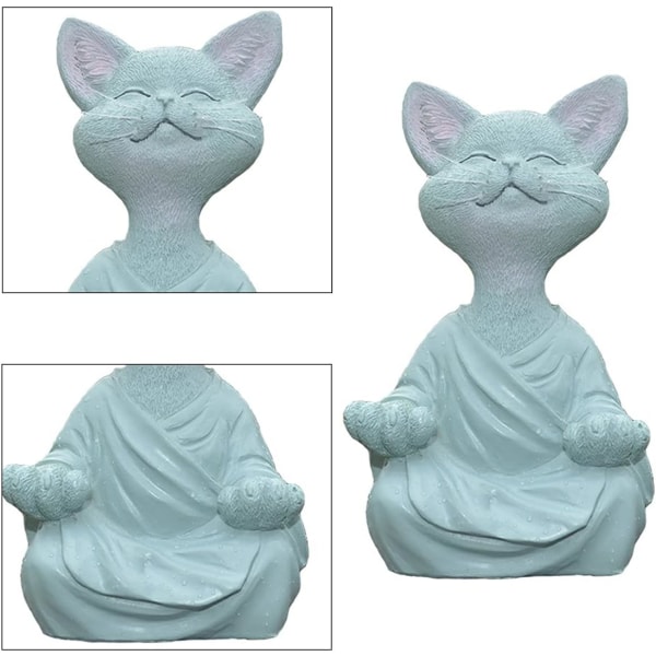 Boutique Collection Meditation Cat Statue Small Resin Statue Hom