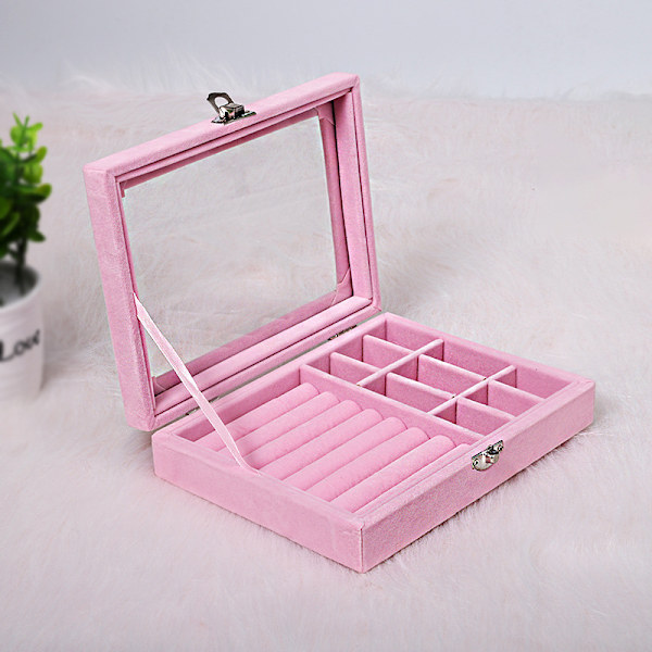 ##/Pink smykkeskrin, smykkeskrin, 20 * 15 * 5CM##/