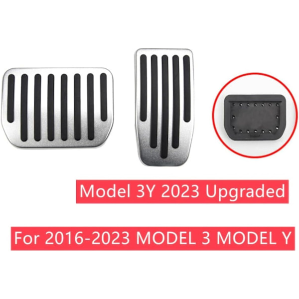 For Tesla Model 3 metallbrems- og gasspedalmodY Sport Perfor