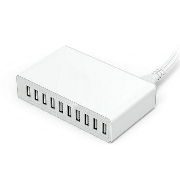 ##/Työpöydän USB-latausasema 60W 1 kpl Musta 10 Kannettava Matkustus Koti Hu##/