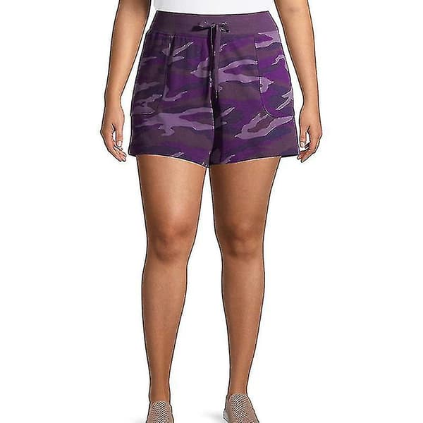 Afslappede camouflageprintede shorts til kvinder