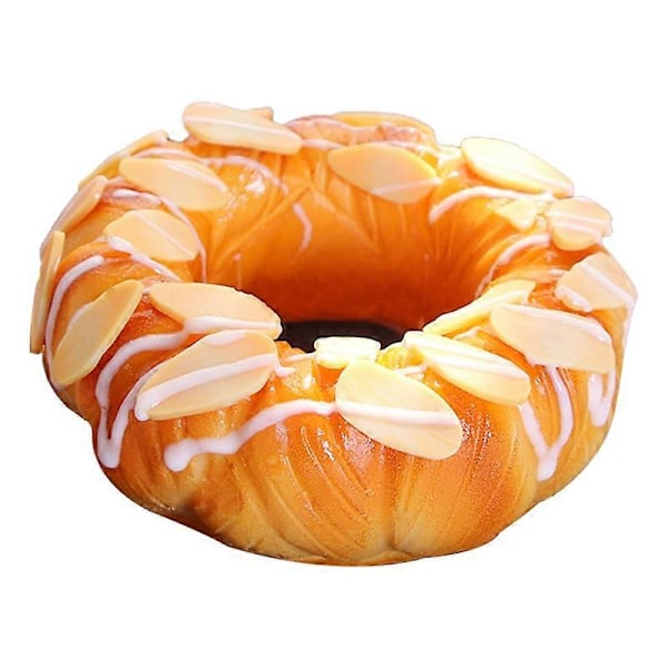 Donutmodell Intressant Slitstark Lättviktig Simulerings Fruktkaka Donut Matmodell för Hemmet C