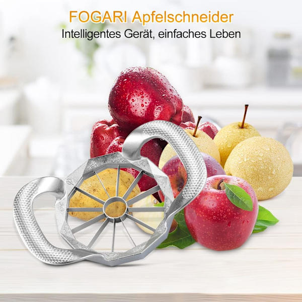 Äppelskärare med 12 rostfria blad, ananas-skärare, a