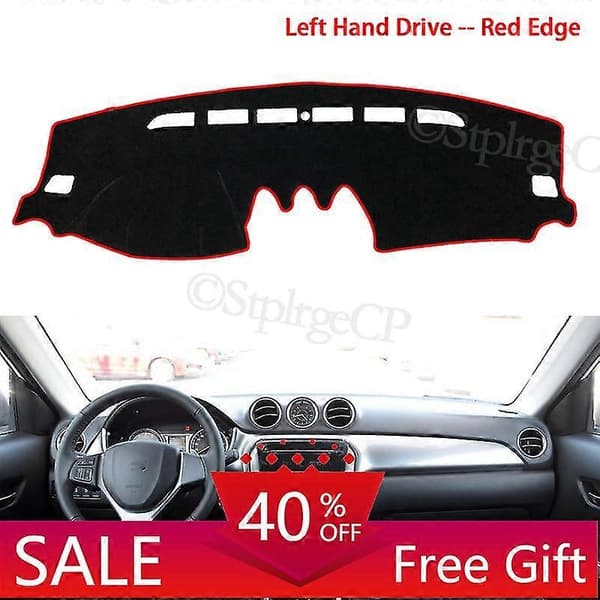 för Suzuki Vitara LY 2015 2016 2017 2018 2019 Escudo Sport Halkfri Matta Instrumentbräda Skydd Pad Solskydd Dashmat Cape