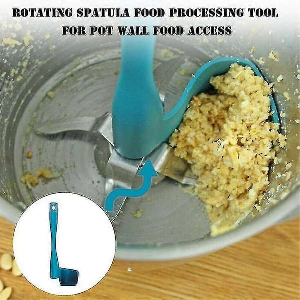 Skrapa Roterande Spatel Blender Roterande Matberedningsverktyg För Kastrullvägg Matåtkomst, Köksbakning