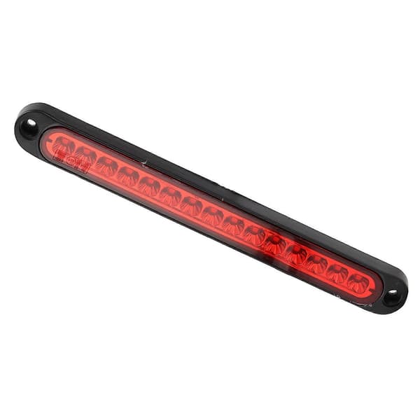 10V?30V 15LED Bremselys Blinklys Baklys IP67 Vanntett for Lastebiler Semi Cargo Båt Tilhengere Rød