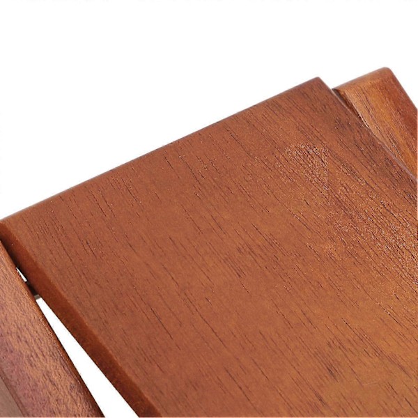 Gitarrfotstöd Robust Trä Elegant Stil 3 Justerbar Höjd Hopfällbar Gitarrfotpall för Gitarristframträdande Askträ