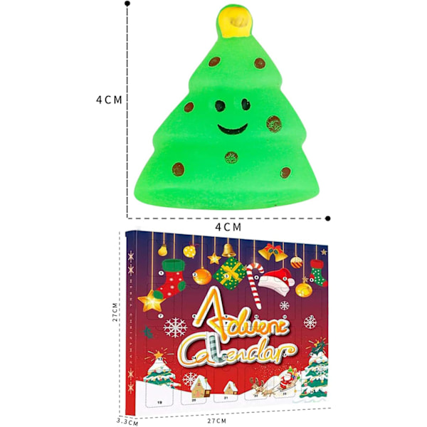 ##/Julkalender med 24 stycken stressbollar för barn##/