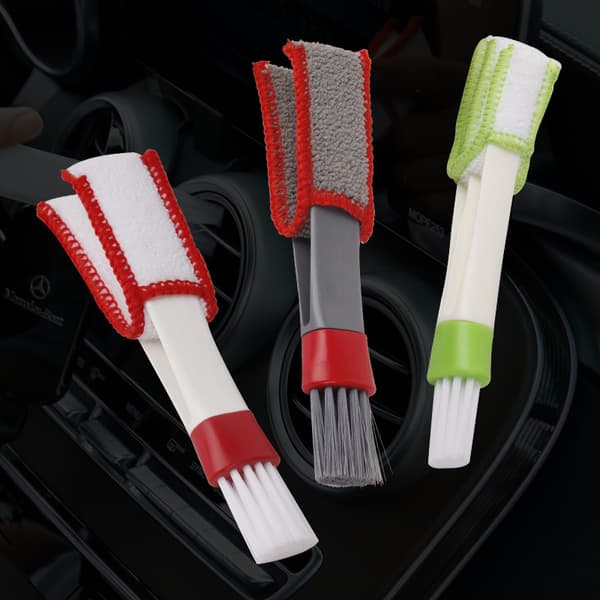 3 stk. Bilventilrenser Mikrofiber Rengjøringssett for Vindu