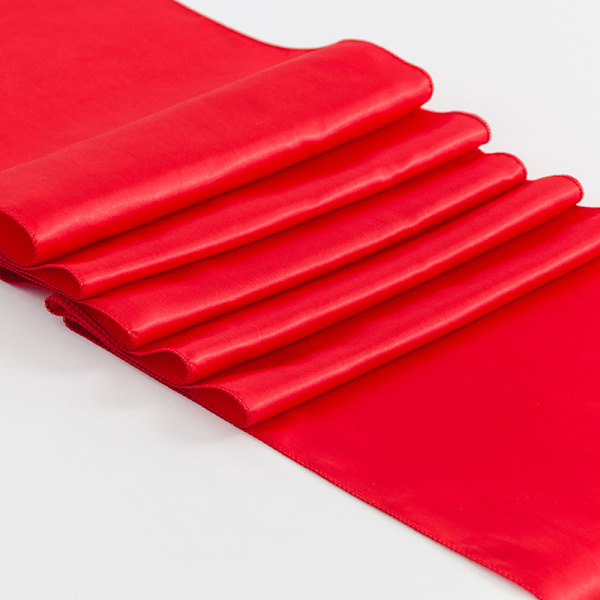 ##/Set med 1 sidenband i satin för bröllop, födelsedag, bankett, röd 30cm*275cm lång##/