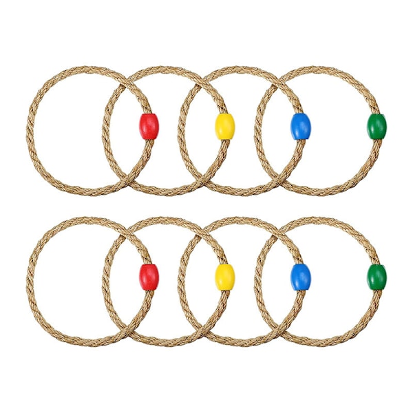 ##/Stycken Puck Puck Kasta Cirkel Trädgårdsspel Trärep Puck Utomhusleksaker Träkastring för inomhus och utomhus Puckspel##/