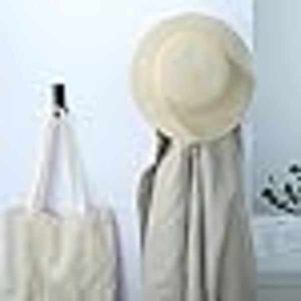 ##/Sorte 4-pakks Selvklebende Kroker - Kleskroker Sticky Hooks##/