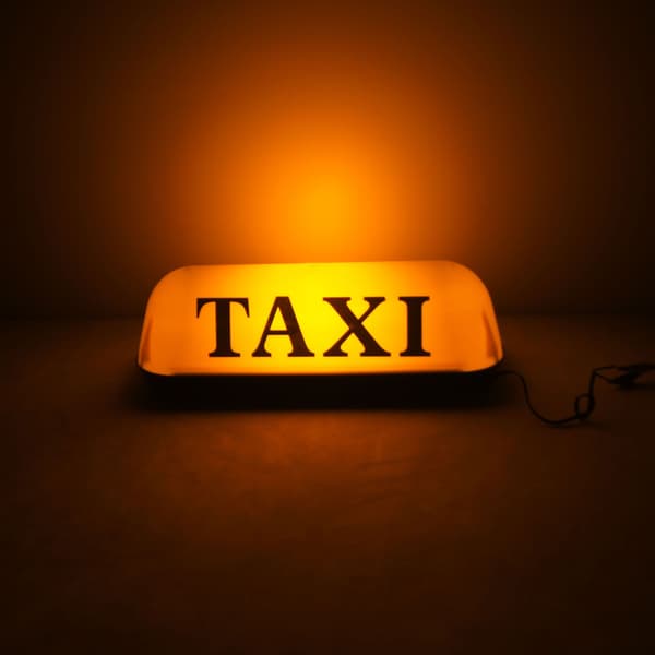 LED-belyst magnetisk vanntett taktopp for drosje, universell taxi