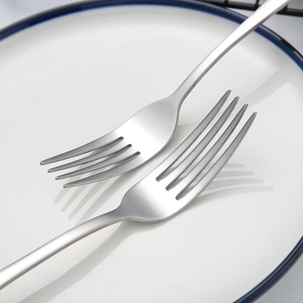 ##/Sett med 3 rustfrie stålgafler med avrundede kanter##/