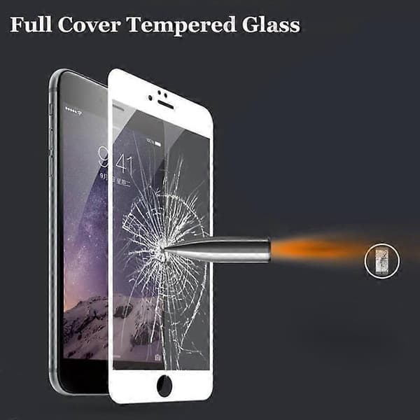 Heltäckande skärmskydd i härdat glas för i-Phone 11 Pro 7 8 Plus XR for iPhone XS Max