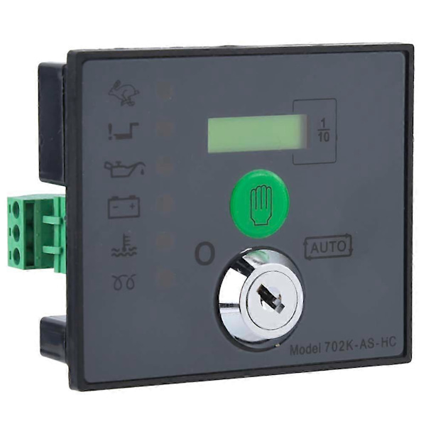 DSE702AS Elektronisk manuell start generator kontrollermodul kontrollpanel LCD-skjerm