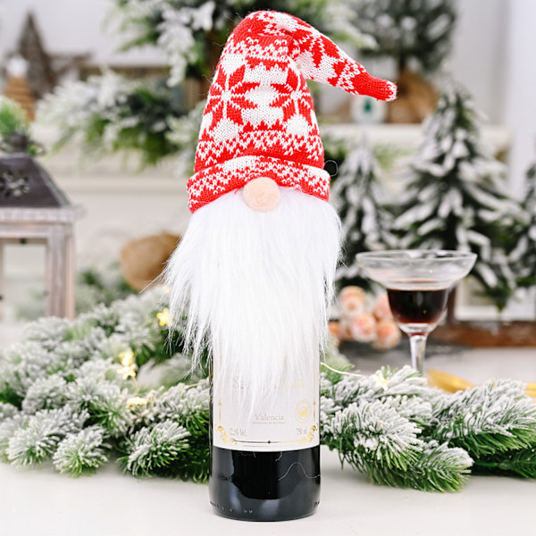 ##/4 stycken julvinflaskeöverdrag##/