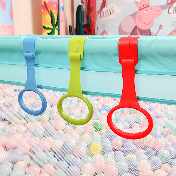 ##/Baby Sengeringer Ringer til Seng og Lekegrind Store Ringer for Balanse Trening Ideelt for å Hjelpe Babyen med å Komme Ut av Vuggen Tilfeldige Farger##/
