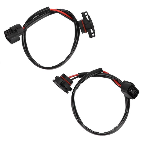2 stk. 5202/H16 Hann til Hunn Ledningsnett Universell Ledningskontakt Adapter for Bilfrontlykter Tåkelys 12V?24V