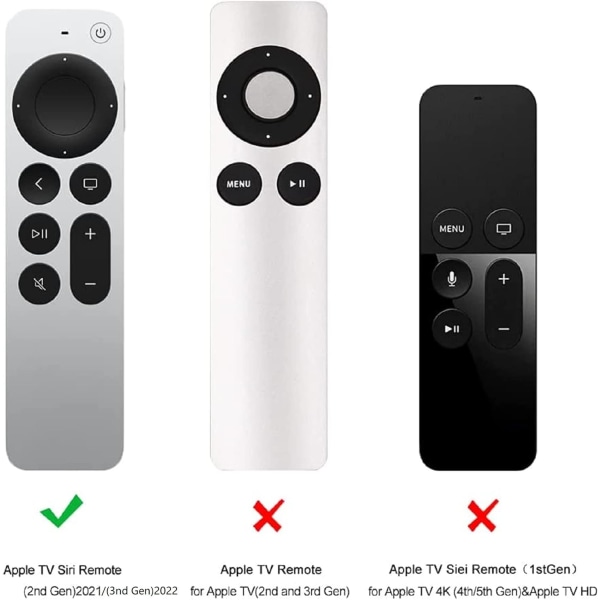 Case kompatibelt med 2022 Apple TV 4K - Svart (3:e generationen
