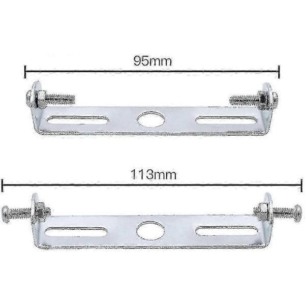 4 stk. taklampefeste brakett 90 mm pendellampe tilbehør taklysekrone taklampe B