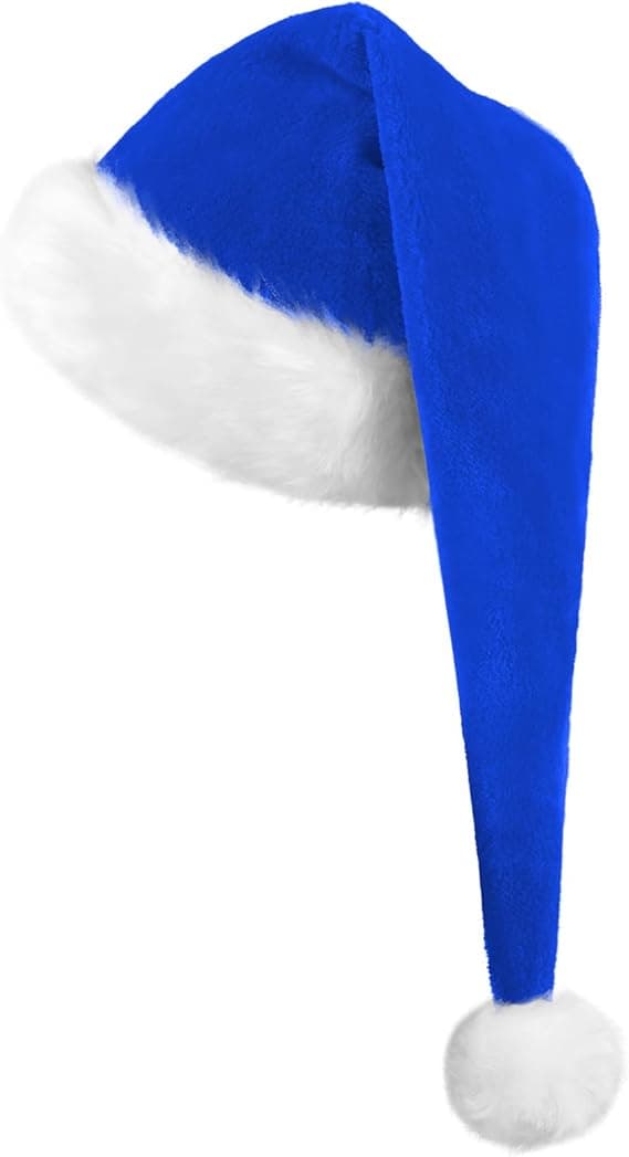 ##/Jultomteluva 75CM - Blå, Vuxen Jultomteluva##/