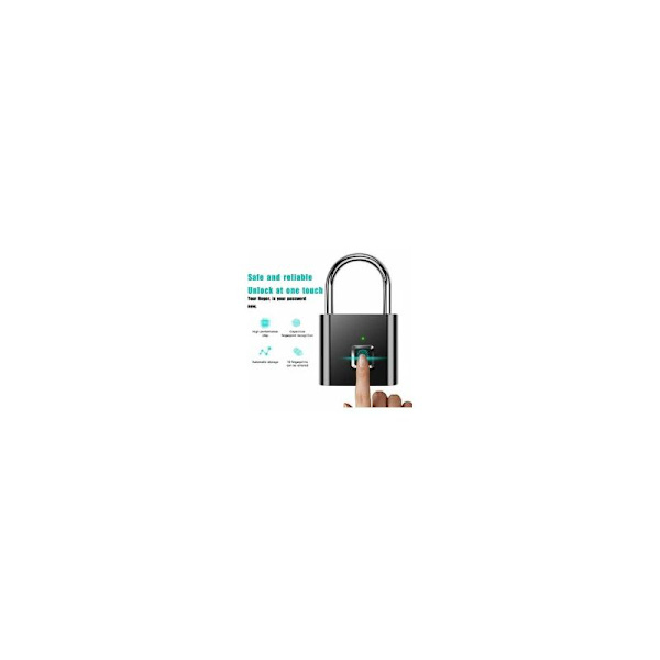 ##/Fingeravtryckslås - Silver, IP67 Vattentät, Nyckelfri Säkerhet,##/