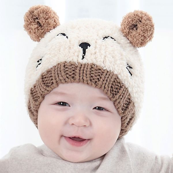 Barnens vinterbeanie, Toddler Beanie Set med 1 stycke Beanie