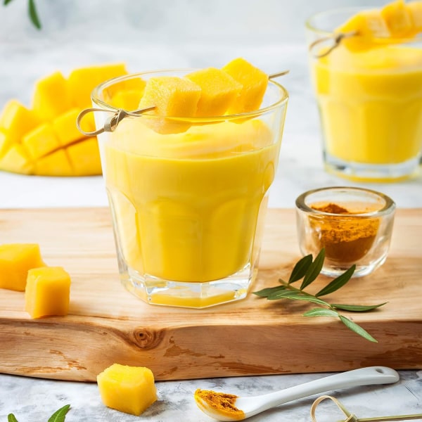 Mango-skjærer, deler & fjerner stein, sklisikkert håndtak, rustfritt stål blad