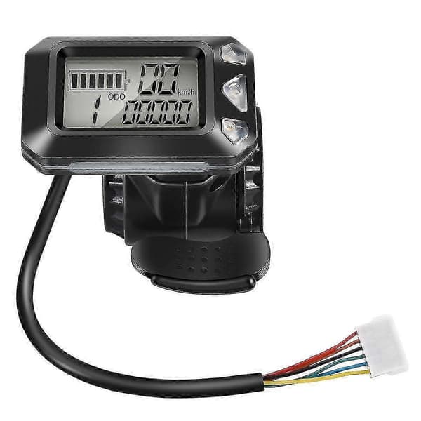 24V 36V Justerbar Elektrisk Scooter Instrument Display Skærm Kontakt Accelerator til 5,5 Tommer Scooter Dele (6 Ben)