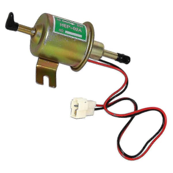 Universal 12V Drivstoffpumpe Hep-02a Elektrisk Bensin Lavtrykks Råoljepumpe