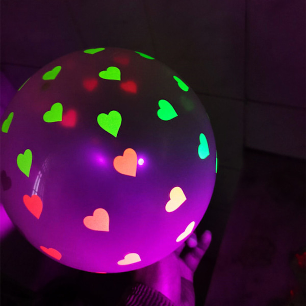 /#/20 stk. Neon Balloner Lysende Prikker Mini Balloner/#/