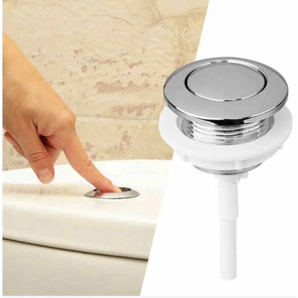 Toalett Flush-knapp 38mm Enkelt Flush-knapp