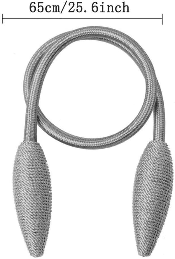 (Grå) Gardinband, 2 stycken Kreativa Gardinband, Gardin